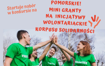 Zdjęcie do Minigranty na inicjatywy wolontariackie Korpusu Solidarności w woj. pomorskim