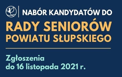 Zdjęcie do Nab&oacute;r kandydat&oacute;w do Rady Senior&oacute;w Powiatu Słupskiego