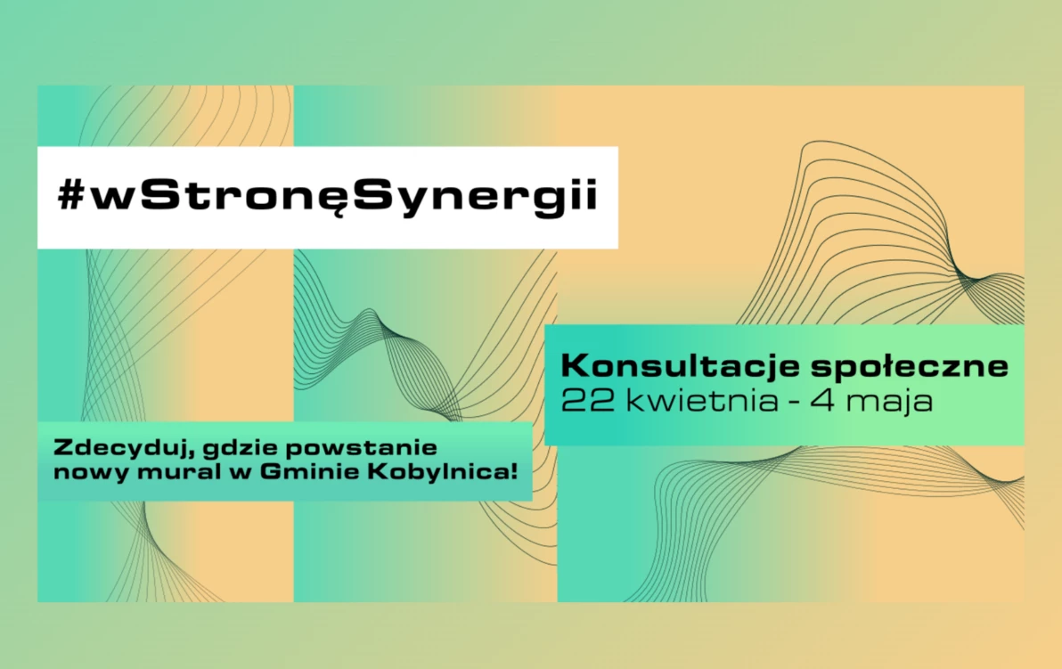 Grafika promująca konsultacje społeczne 