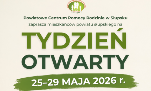 Zdjęcie do "Tydzień Otwarty" w Powiatowym Centrum Pomocy Rodzinie w Słupsku