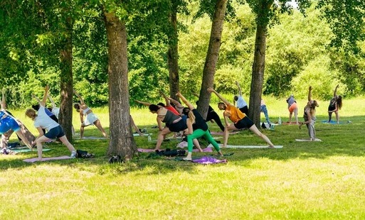 Zdjęcie do Joga na trawie - drugie spotkanie!