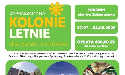 Zdjęcie do Kolonie dla dzieci rolnik&oacute;w &ndash; ostatnie wolne miejsca!