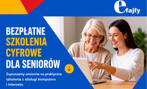 Zdjęcie do Zapraszamy senior&oacute;w 60+ do udziału w bezpłatnym szkoleniu &bdquo;eFajfy&rdquo;