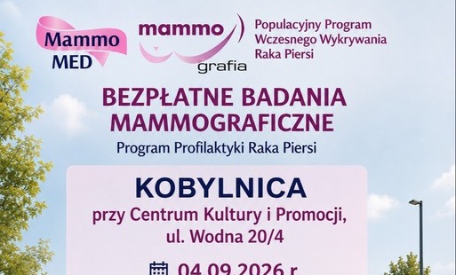 Zdjęcie do Bezpłatna mammografia w Kobylnicy