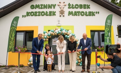 Zdjęcie do Pierwszy Gminny Żłobek &bdquo;Koziołek Matołek&rdquo; w Kobylnicy oficjalnie otwarty!