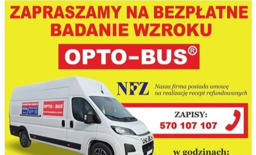 Zdjęcie do Mobilny gabinet optyczny w Kobylnicy. Zadbaj o sw&oacute;j wzrok bez kolejek